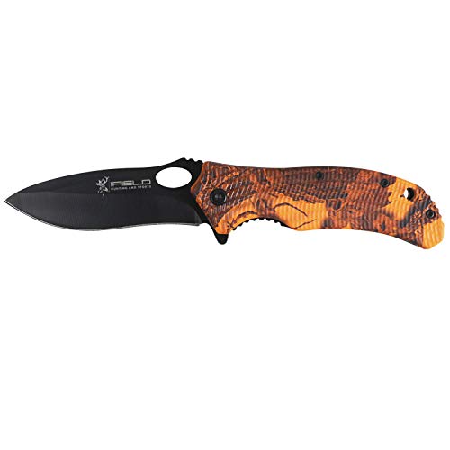 Faca de Campismo iField Basic EL29032 | Laranja iFIELD - Facas de caça e sobrevivência - metal, laranja, utensílios de cozinha