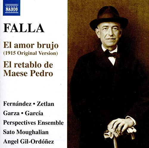 CD Falla, Manuel De/Ortiz, Eduardo Chacón - El Amor Brujo/El Retablo De Maese Pedro Naxos - Música e gravações de som - cd, falla, manuel de falla, el amor brujo, retablo de maese pedro, escultura sonora