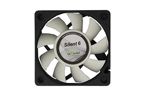 Gelid Solutions FN-SX06-38 pasta de computador Ventoinha ventilador para PC GELID SOLUTIONS - Peças de refrigeração de sistema de computador - 6 cm, 3200 rpm, preto, plástico