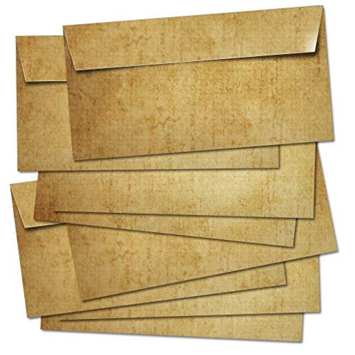 Cartolina de Impressão PARTYCARDS Brown Partycards - Suprimentos de envio - resistente, água, mancha, formato DIN
