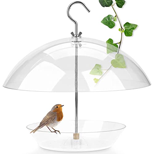 Comedouro para Pássaros Suspensos WILDLIFE FRIEND Görges Markenwelt - Alimentadores de pássaros - suspenso, plástico, resistente à intempéries, fácil de limpar