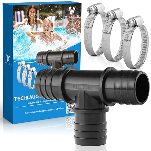 Conectores em T para Mangueira de Piscina VILLKIN Villkin - Adaptadores de tubulação e buchas - conectores, t, mangueira, piscina