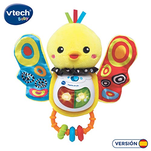 Peluche VTECH Pio Pio (Idade Mínima Recomendada: 0 meses) VTech - Brinquedos - voz, luzes, botões, melodias