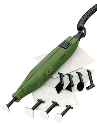 Lixadora PROXXON PS 13-28594 (850 W - 30.000 rpm) PROXXON - Lixadeiras - 850 W, 30.000 rpm, 4 brochas, 3 folhas auto-adesivas