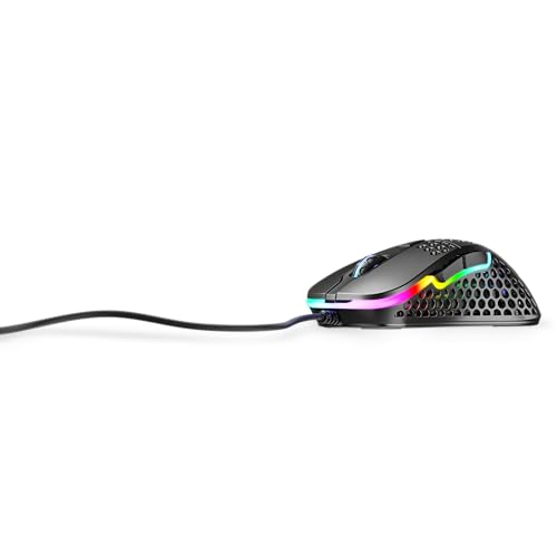 Rato Gaming com Fios XTRFY M4 RGB | Preto, Vermelho Xtrfy - Ratos e trackballs - gaming, fios, rgb, preto, vermelho