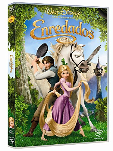 Tangled (Edição em Espanhol) (Vídeo) Disney - Dvds e vídeos - princesa, torre, adolescente, aventura