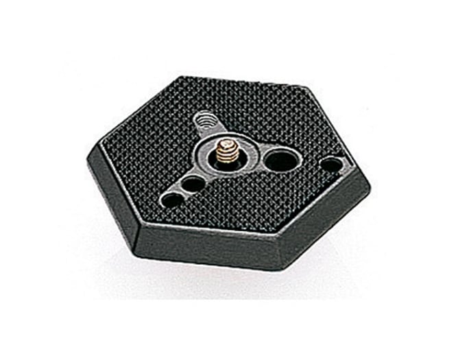 Manfrotto 03038 acessório para montagem de câmaras Manfrotto - Colares e suportes de tripé - alumínio, cinzento, placa, desengate rápido