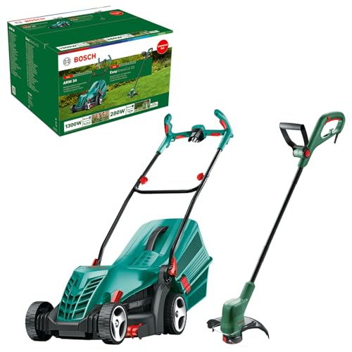 Conjunto de corta-relva e recolha BOSCH ARM 34 Bosch - Cortadores de relva - corta relva, recolha, ergonômico
