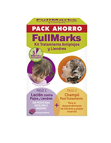 Kit de tratamento antipiojos FULLMARKS (2 anos) Fullmarks - Banho e corpo - antipiojos, kit, 2 anos