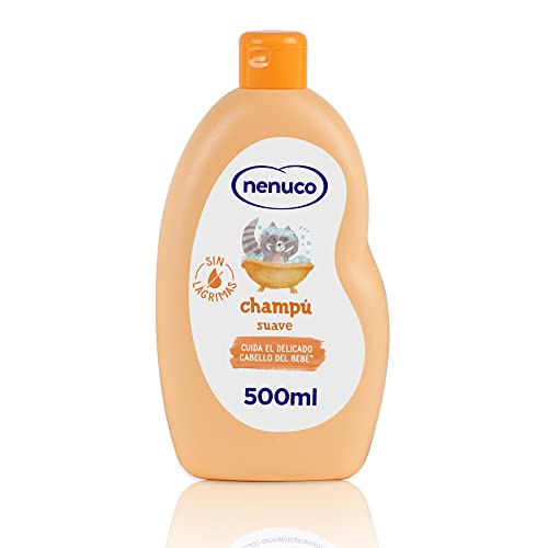 Champô NENUCO Baby (500ml) - Suave com leite de amêndoas doce Nenuco - Shampoo & condicionador - leite de amêndoas, suave, cabelos delicados, parabens-free