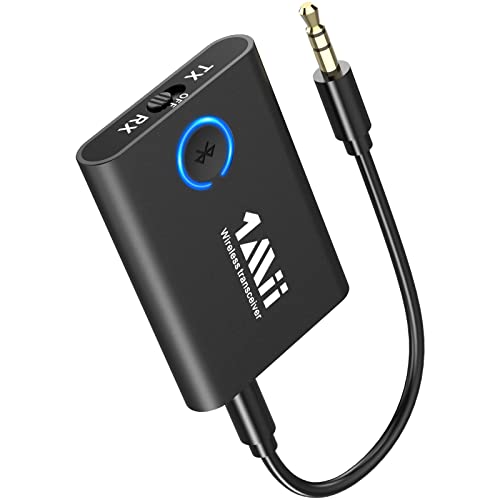 Adaptador Bluetooth 1Mii BT-5.3-BT-4.2-AUX | Preto 1Mii - Acessórios interiores de veículos a motor - bluetooth, jack 3.5mm, universal, tv