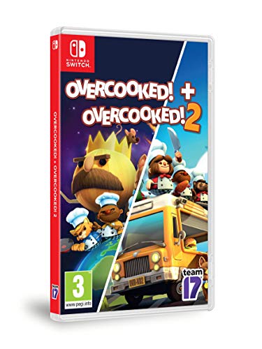Jogo Nintendo Switch Overcooked! + Overcooked! 2 (ES) Badland Games Publishing Spain - Software de jogos de vídeo - nintendo switch, overcooked, cooperativo, ação, plataforma, quebra-cabeças