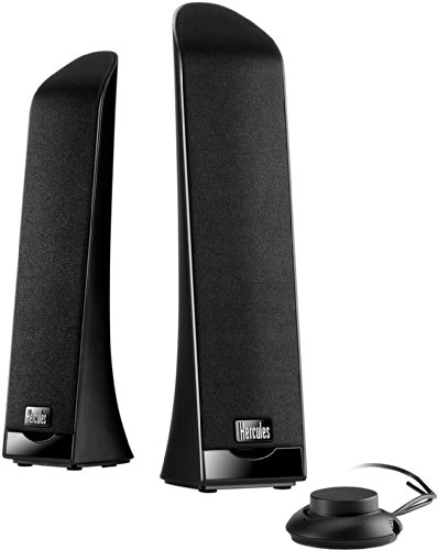 Coluna Monitor HERCULES SLIM (Preto - 6 W) Hercules - Alto-falantes - 2 colunas, 6 w, tecnologia neodimio, entrada secundária, usb