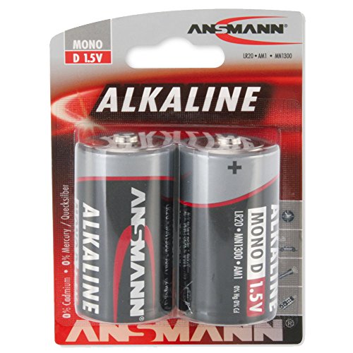 Pilha Recarregável ANSMANN Red Alkaline-Batteries Ansmann - Baterias de uso geral - 1,5v, aa, vermelho, recarregável