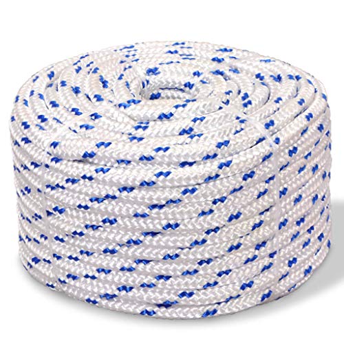 Corda Náutica VidaXL em Polipropileno 16 mm 250 m Branco vidaXL - Correias de amarração - polipropileno, 1,6 mm, 250 m, branco