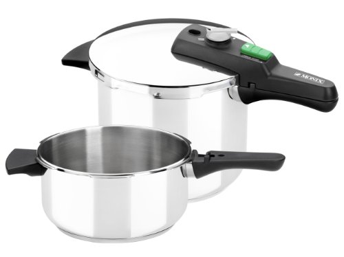 Panela de Pressão Quick Monix | Inox (Acessórios de cozinha) Monix - Panelas de pressão e esterilizadores - inox, 18/10 aço inoxidável, 4 L, 6 L