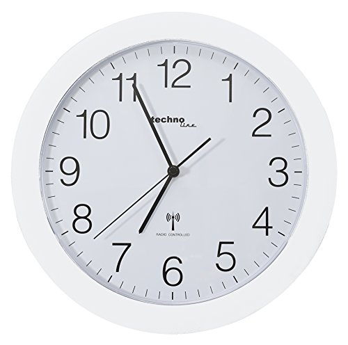 Relógio de Mesa TECHNOLINE WT 8000 Branco Technoline - Relógios de parede - radio controlado, alarme, cronómetro, temporizador