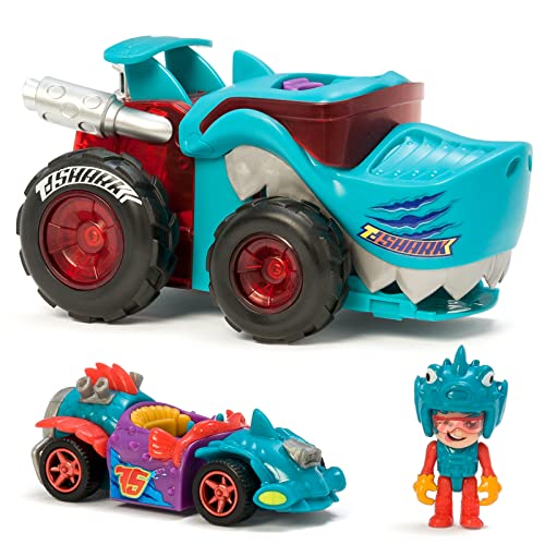 Figura de Ação SPIN MASTER T-Racer Mega Wheels Shark MAGIC BOX INT TOYS SLU - Brinquedos - SPIN MASTER, T-Racer, Mega Wheels, shark