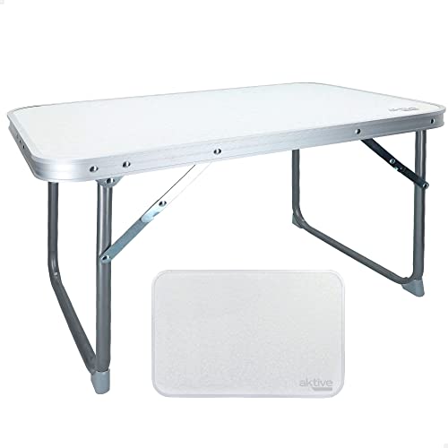 Mesa Dobrá AKTIVE 52836 | Branco (Campismo e Caminhada) AKTIVE - Conjuntos de móveis - dobra, branco, camping, caminhada