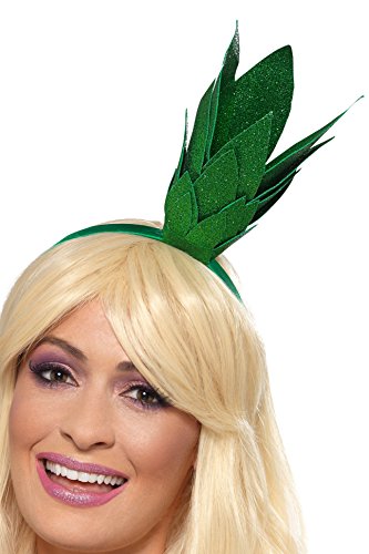 Bandolim DISFRAZZES Cachoeira de Abacaxi Verde DISFRAZZES - Faixas de cabelo - abacaxi, purpurina, óculos, bandolim