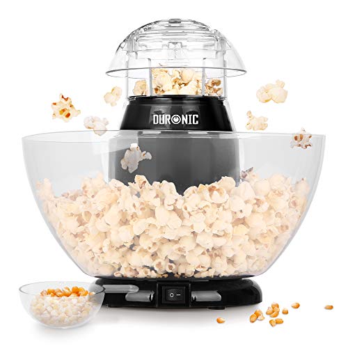 Máquina de Pipocas DURONIC POP50BK (5 L) Duronic - Eletrodomésticos de cozinha - 5 litros, tampa, desmontável, copo medidor