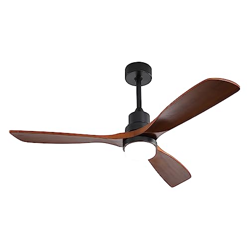 Ventoinha de Teto KPUY com Luz e Controle Remoto KPUY - Aquecimento, ventilação e ar condicionado - 3 aspas, luz LED, controlo remoto, motor DC