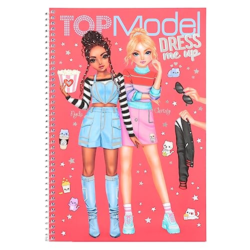 Topmodel Cutie Star Livro para Colorir e Autocolantes DEPESCHE TOPModel - Materiais de arte e artesanato - colorir, autocolantes, livro