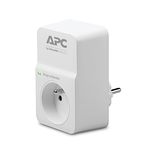 APC SurgeArrest 1 estabilizador de corrente 230 V Branco (Electricidade e Domótica) APC - Filtros de linha e supressores de surtos - 230 v, 1 tomada, tipo E, branco