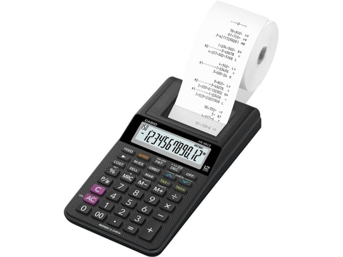 Calculadora de Secretária CASIO HR-8RCE-BK Casio - Calculadoras - calculadora, secretária, casio