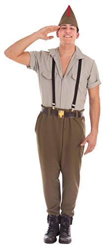 Fato de Homem DISFRAZZES Legionário Com Suspensórios (Tam: L) DISFRAZZES - Fantasias - fato, homem, disfrasses, legionário, suspensórios, tam l