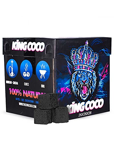 Carvão Vegetal King Coco 1000 G (Recondicionado Como Novo) KING WHOLESALE S.L - Lenha e combustível - carvão vegetal, king coco, 1000 g, recondicionado como novo