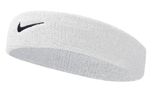 Touca NIKE Swoosh Branco e Preto (Tam: Tamanho Único) Nike - Faixas de cabelo - swoosh, branco, preto, tamanho único