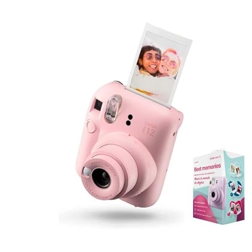 Máquina Fotográfica Instantânea FUJIFILM Instax Mini 12 (Rosa - Li-Ion - 62 x 46 mm) Fujifilm - Câmeras - fujifilm, instax mini 12, rosa, li-iron, 62 x 46 mm