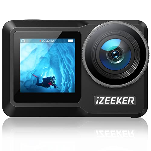 Action Cam IZEEKER IA800 (4K - 24 MP - Wi-Fi) iZEEKER - Peças e acessórios para câmeras - 4k, 24 MP, wi-fi, cmos