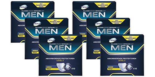 Tena Men Nível 2 Higiene-líneas para Homens com Incontinência Urinária Leve a Moderada Tena - Acessórios para incontinência - higiene, homens, incontinência urinária