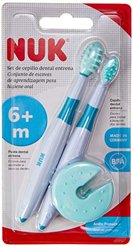 Conjunto de escovas de dente para bebê NUK 2 peças NUK - Escovas de dentes - bebé, escova, 2 peças
