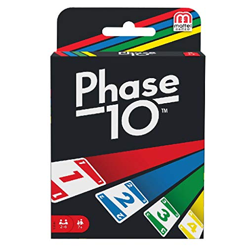 Jogo de Cartas MATTEL Phase 10 (Idade Mínima Recomendada: 7 anos) Mattel - Jogos - cartas, 7 anos