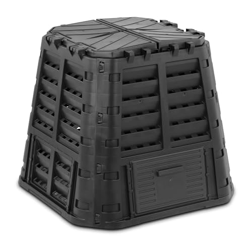 Hillvert Ht-M-Comp-480 Composteira de Jardim 480 L Hillvert - Composto Orgânico - composta, jardim, 480 l