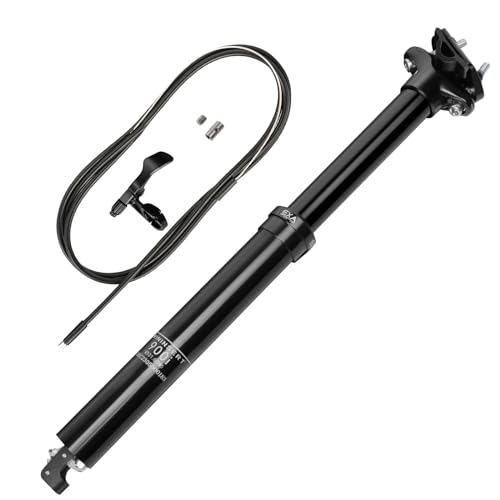 Tija De Sillín Para Bicicleta Mtb Cuentagotas Control De Alambre De Elevación Altura Ajustable Tubo demandent - Canotes de selim de bicicleta - 31.6 Ø, 125 mm, mtb, elevação, hidráulica