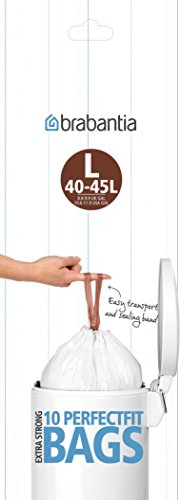 Saco de Lixo BRABANTIA 371547 (Preto - Poliéster) Brabantia - Sacolas de lixo - 30x15 cm, poliéster, 0,6 kg, 10 peças