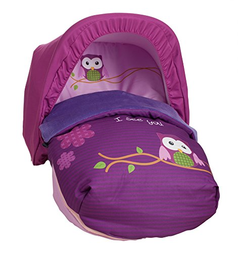 Forra para Bebé Babyline Group 0 Purple Hooded Blue Babyline - Forros e sacos de transporte para bebês - group 0, resistente à água, fácil de limpar, estampado moderno