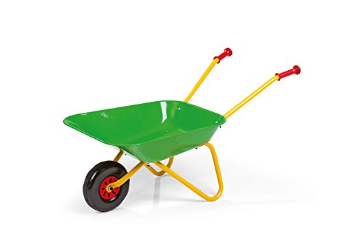 Carrinho de Metal ROLLYTOYS Vermelho e Amarelo Rolly Toys - Carrinhos de Mão para Jardinagem - metal, rodas macias, antiderrapantes, amovível