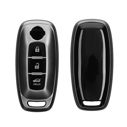 Capa com Fios KWMOBILE KWMB0010 Preto para Nissan Kw-Commerce - Alarmes e fechaduras de veículos - capa com fios, preto, nissan, poliuretano