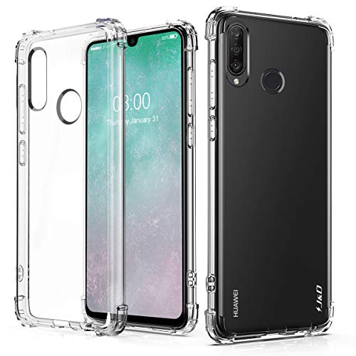 Capa Huawei P30 Lite J&D Silicone Transparente J&D Tech - Peças de reposição para telemóveis - silicone, transparente, proteção, acessibilidade
