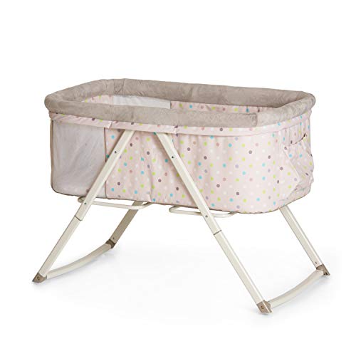 Berço HAUCK Dreamer (Bege - Poliéster - 80x45x75 cm) Hauck - Móveis para bebês e crianças pequenas - berço, 3 posições, suspensão automática, almofada acolhedora