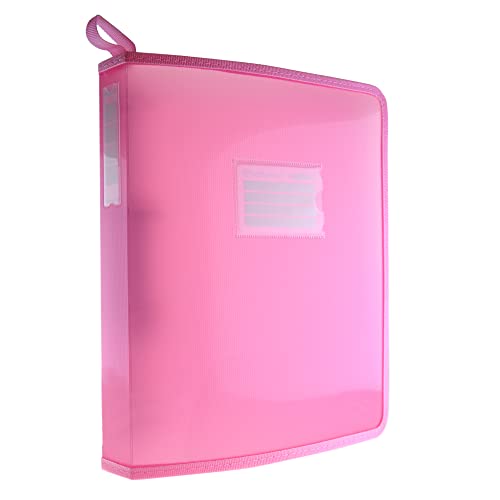 Dossier A4+ com Fita Colorline 25 Mm Rosa Fraga Import - Pastas e capas de relatório - a4, fita colorline, rosa