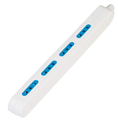 Extensão Elétrica POLY POOL PP2420X (4 Tomadas - Tipo F - Branco) POLY POOL - Filtros de linha e supressores de surtos - 4 tomas, 2500w, 15 metros, proteção infantil