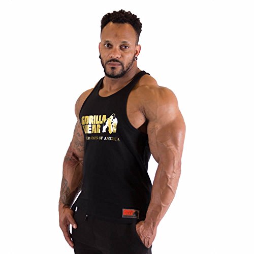 T-shirt para Homem GORILLA WEAR Classic Preto para Musculação (XXL) GORILLA WEAR - Camisas e tops - homem, musculação, preto, xxl