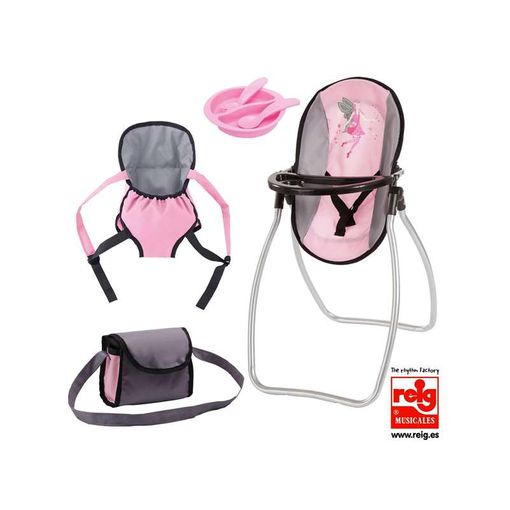 Cadeira de Bebé BAYER Segunda Infância (Rosa) Bayer - Acessórios para bonecas e figuras de ação - segunda infância, rosa, bolsa, berço