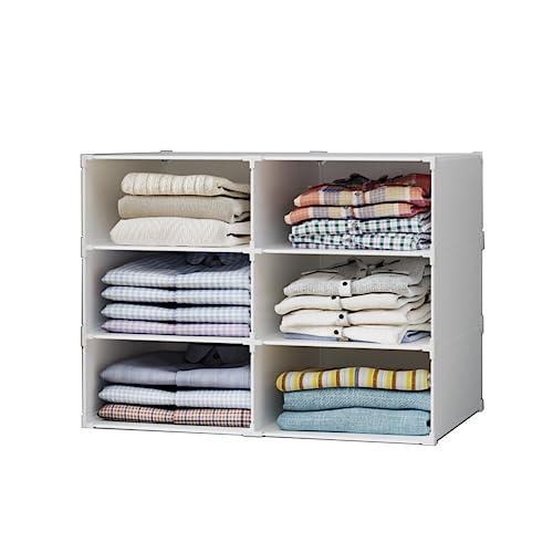 Estante XOKOTAKI 6 Unidades (Branco - 50 x 30 x 80 cm) XOKOTAKI - Organizadores de armário e cabideiros - branco, 50x30x80 cm, 6 unidades